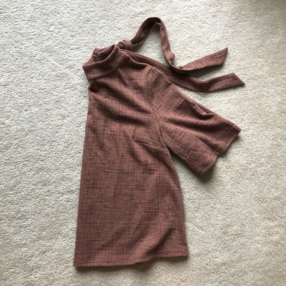 ANTHROPOLOGIE TIE BACK MOCK NECK TEXTURED BLOUSE - Picture 13 of 13